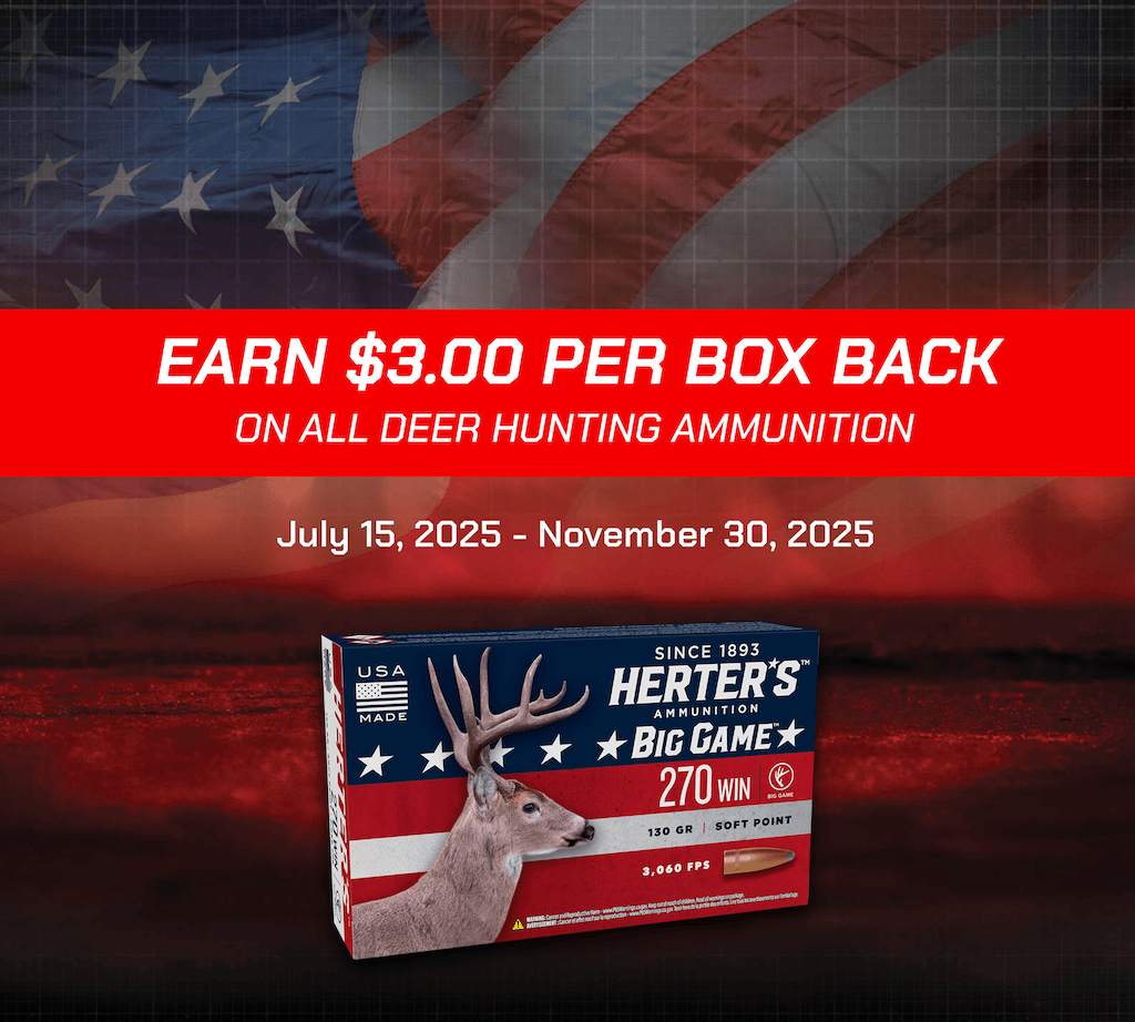 Herter’s Deer Hunting Ammunition Rebate